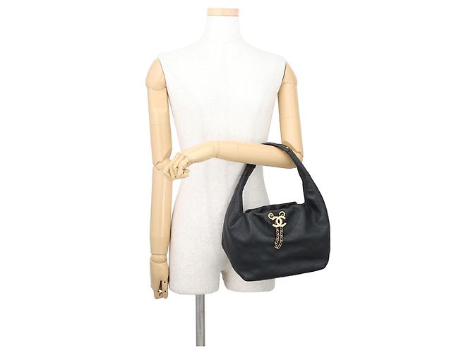 Borsa Hobo Matelassé Chanel Nero - vista 4