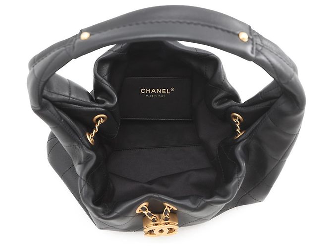 Borsa Hobo Matelassé Chanel Nero - vista 5