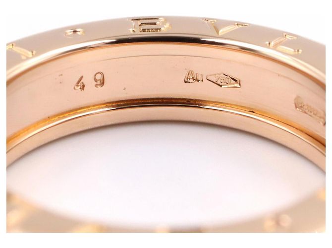 Bulgari Anello Bvlgari B-zero1 in oro rosa 18K D'oro - vista 3