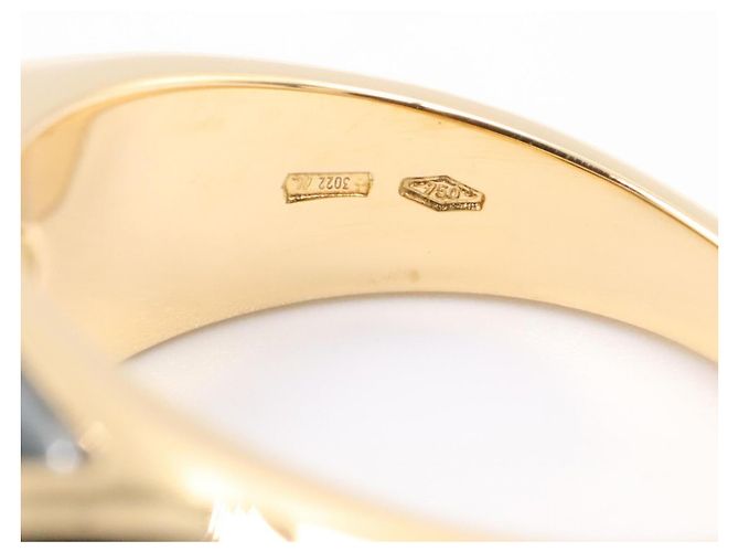 Bulgari Bvlgari Tronchetto Hämatitring Golden Marineblau - Ansicht 5