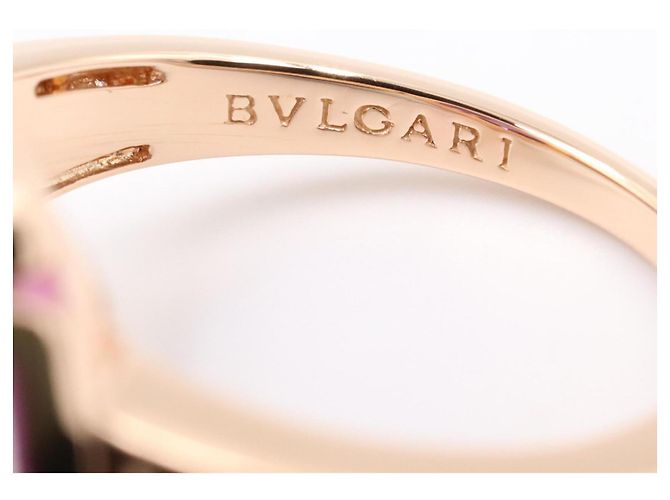 Bulgari BVLGARI Parentesi Cocktail Ring mit Amethyst und Diamant Golden Lila - Ansicht 4