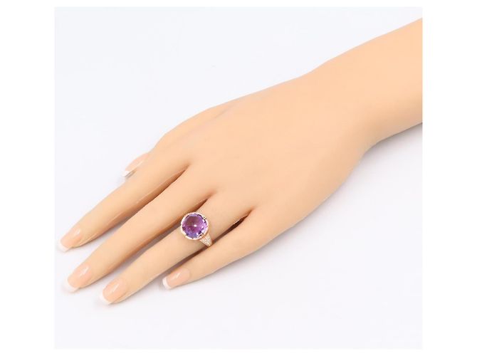 Bulgari BVLGARI Parentesi Cocktail Ring mit Amethyst und Diamant Golden Lila - Ansicht 8
