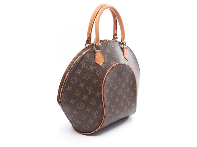 Borsa Louis Vuitton Ellipse MM Monogram Marrone Monogramma - vista 2