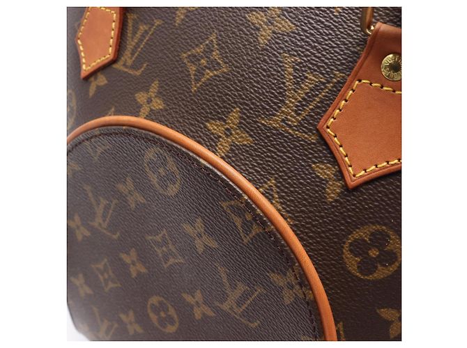 Borsa Louis Vuitton Ellipse MM Monogram Marrone Monogramma - vista 7