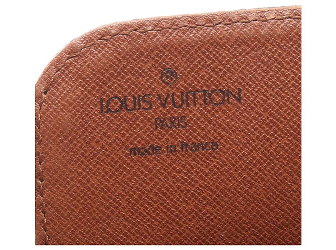 Borsa Louis Vuitton Monogram Cartouchiere PM Marrone Monogramma - vista 4
