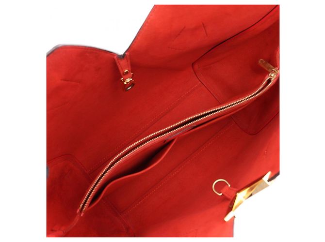 Borsa Tote Louis Vuitton Kimono MM Marrone Rosso Monogramma - vista 3