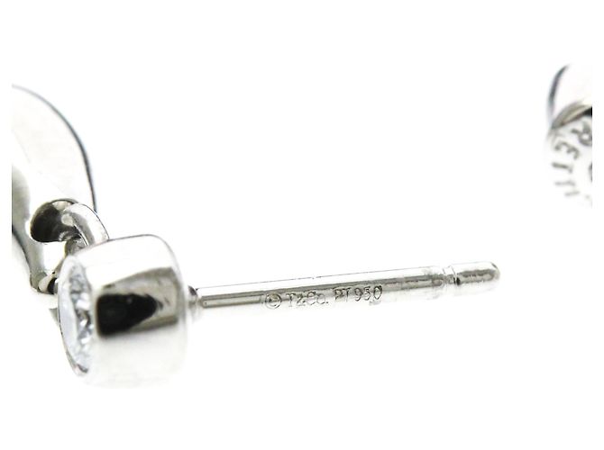Tiffany & Co Orecchini Tiffany Teardrop 1P Diamond Argento - vista 7