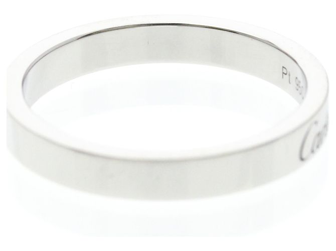 C de Cartier Platin Hochzeitsring Silber - Ansicht 8