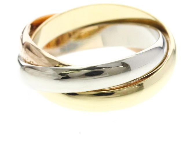 Anello Trinity di Cartier in oro tricolore D'oro - vista 2
