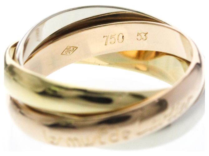 Anello Trinity di Cartier in oro tricolore D'oro - vista 7