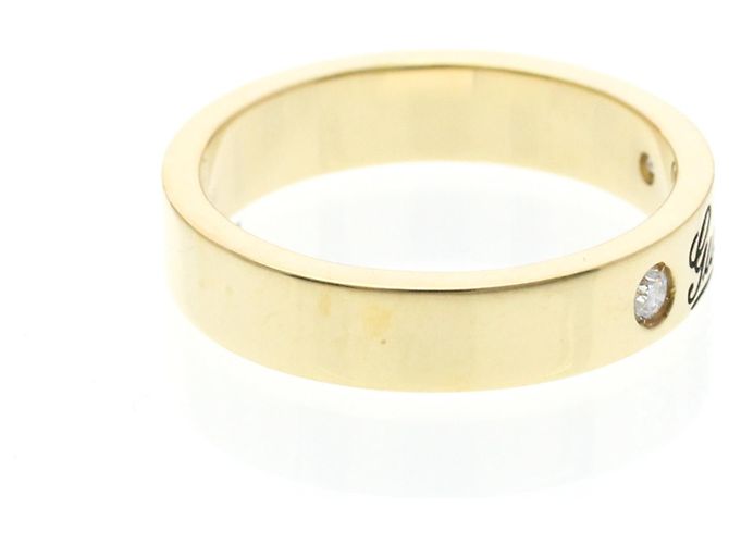 Gucci Icon Print Ring mit Diamanten Golden - Ansicht 4