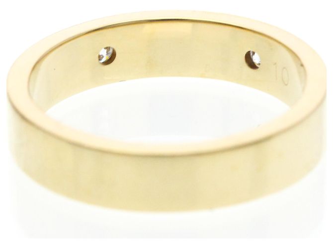 Gucci Icon Print Ring mit Diamanten Golden - Ansicht 7