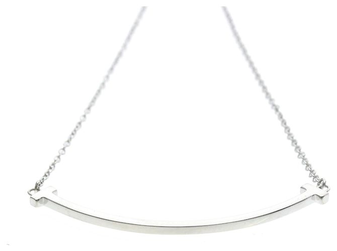 Tiffany & Co Collana Tiffany T Smile misura piccola Argento - vista 4