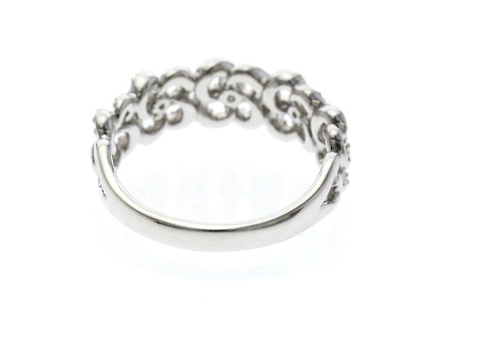 Autre Marque Vendome Aoyama Diamond Band Ring Silber - Ansicht 3