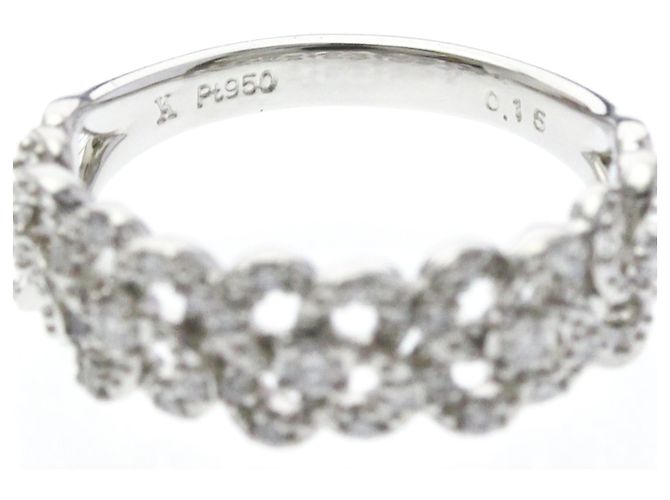 Autre Marque Vendome Aoyama Diamond Band Ring Silber - Ansicht 5