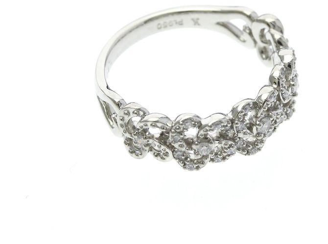 Autre Marque Vendome Aoyama Diamond Band Ring Silber - Ansicht 9