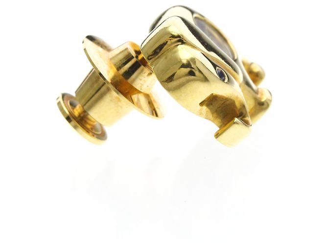 Chopard Happy Diamonds Elefanten-Brosche Golden - Ansicht 4