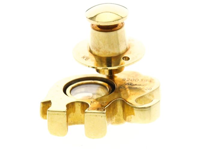 Chopard Happy Diamonds Elefanten-Brosche Golden - Ansicht 5