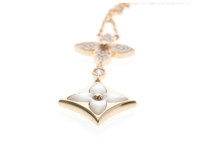 Collana con pendente Star Blossom in oro rosa Louis Vuitton D'oro - vista 4