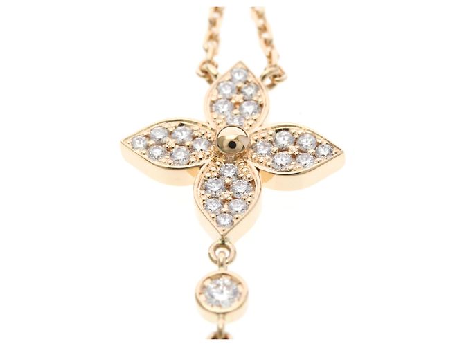 Collana con pendente Star Blossom in oro rosa Louis Vuitton D'oro - vista 6