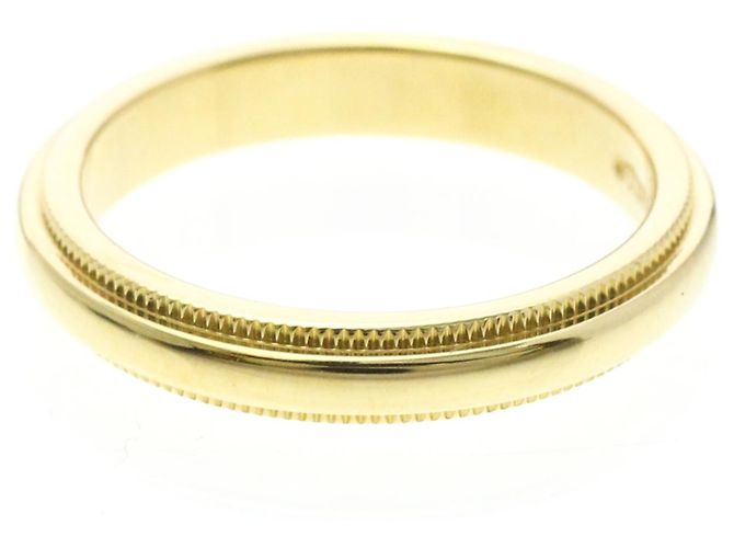 Tiffany & Co Anello Tiffany Milgrain in oro giallo 18K D'oro - vista 2