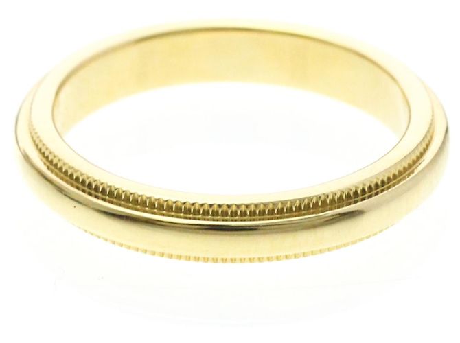 Tiffany & Co Anello Tiffany Milgrain in oro giallo 18K D'oro - vista 3
