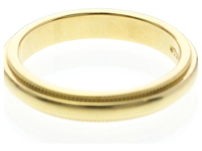 Tiffany & Co Anello Tiffany Milgrain in oro giallo 18K D'oro - vista 6