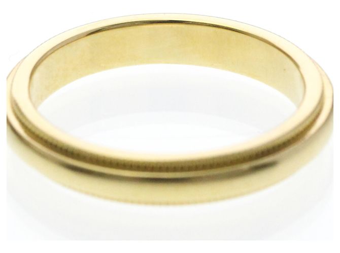 Tiffany & Co Anello Tiffany Milgrain in oro giallo 18K D'oro - vista 7