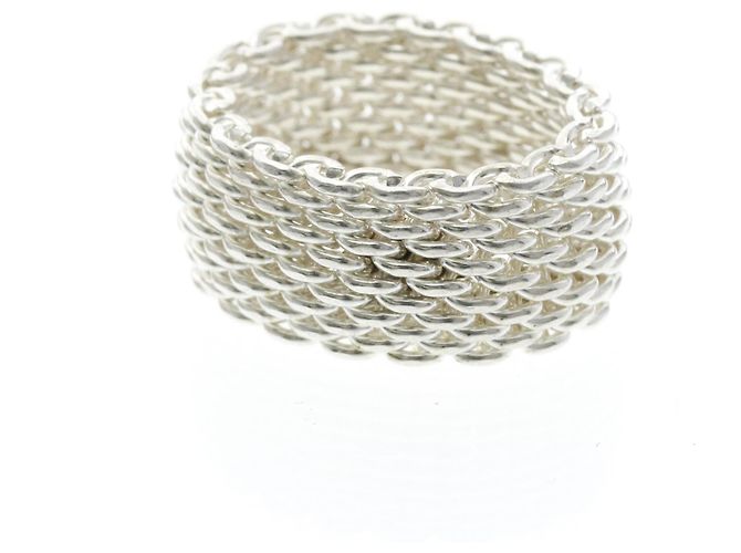 Tiffany & Co Tiffany Somerset Mesh Ring in Silber 925 - Ansicht 3