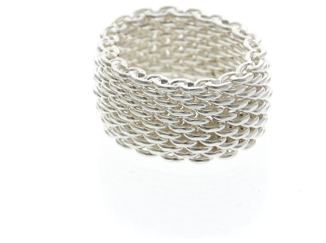 Tiffany & Co Tiffany Somerset Mesh Ring in Silber 925 - Ansicht 4