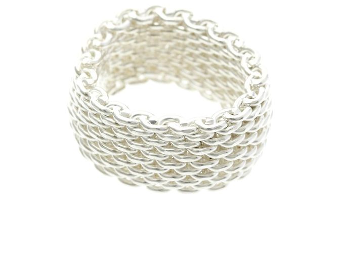 Tiffany & Co Tiffany Somerset Mesh Ring in Silber 925 - Ansicht 9