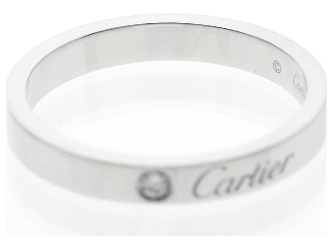 C de Cartier Ring mit 1 Diamanten Silber - Ansicht 5
