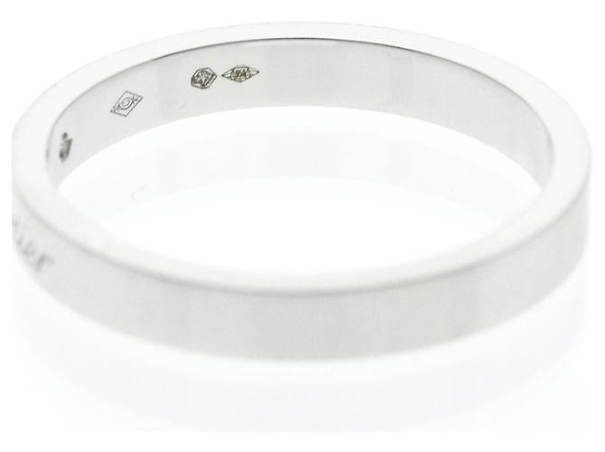 C de Cartier Ring mit 1 Diamanten Silber - Ansicht 8