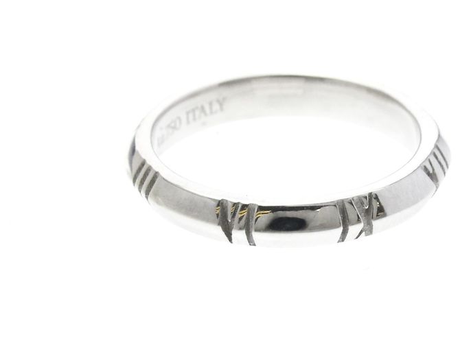 Tiffany & Co Tiffany Atlas Ring in Weißgold (18K) Silber - Ansicht 4