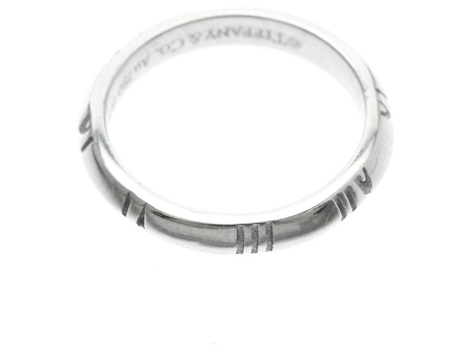 Tiffany & Co Tiffany Atlas Ring in Weißgold (18K) Silber - Ansicht 9