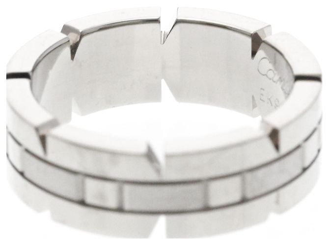 Anello Cartier Tank Française in oro bianco Argento - vista 6