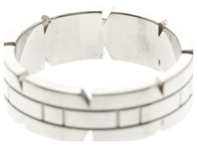 Anello Cartier Tank Française in oro bianco 18K - vista 7