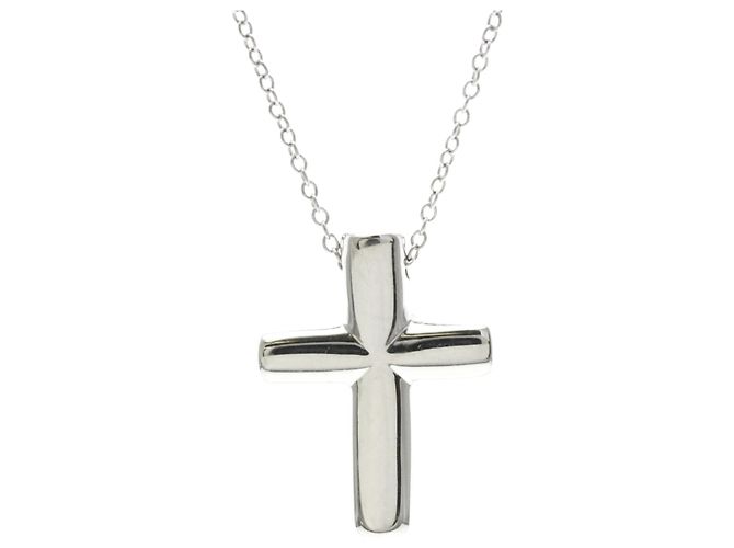 Tiffany & Co Collar Tiffany Dots Cross Plata - vista 2