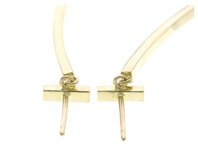 Tiffany & Co Orecchini Tiffany T Bar Clip D'oro - vista 4