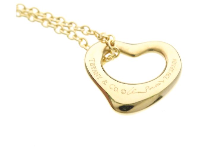 Tiffany & Co Collana Tiffany Open Heart in oro giallo 18K D'oro - vista 7