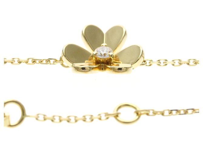 Bracciale Frivole Mini Charm Van Cleef & Arpels D'oro - vista 4