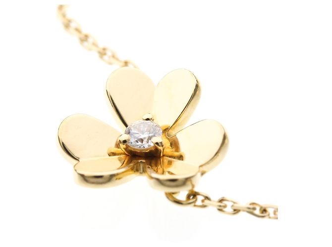 Bracciale Frivole Mini Charm Van Cleef & Arpels D'oro - vista 6
