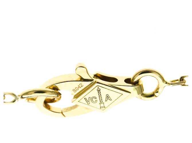 Bracciale Frivole Mini Charm Van Cleef & Arpels D'oro - vista 8