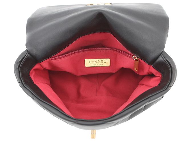 Borsa a Spalla con Catena Chanel CHANEL19 Flap Nero - vista 5