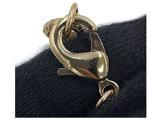 Collar Chanel Coco Mark Círculo de Falsa Perla Dorado - vista 7
