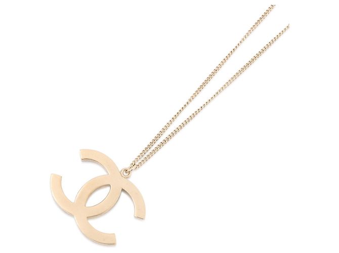 Collana Chanel Matelassé Rhinestone D'oro - vista 3
