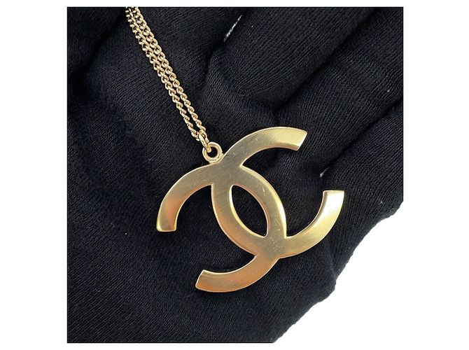 Collana Chanel Matelassé Rhinestone D'oro - vista 6