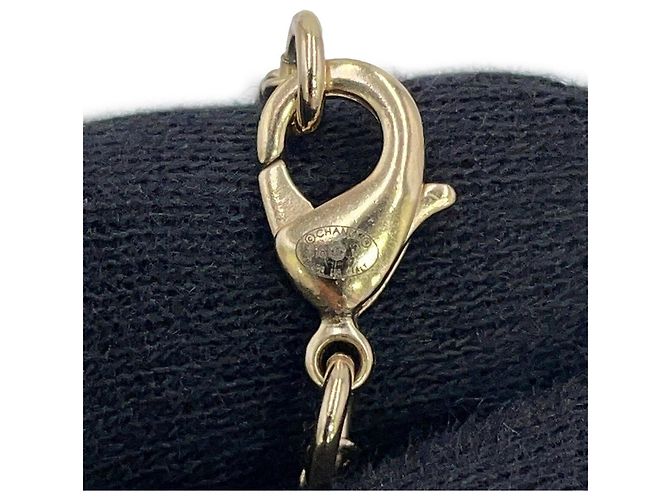 Collana Chanel Matelassé Rhinestone D'oro - vista 9