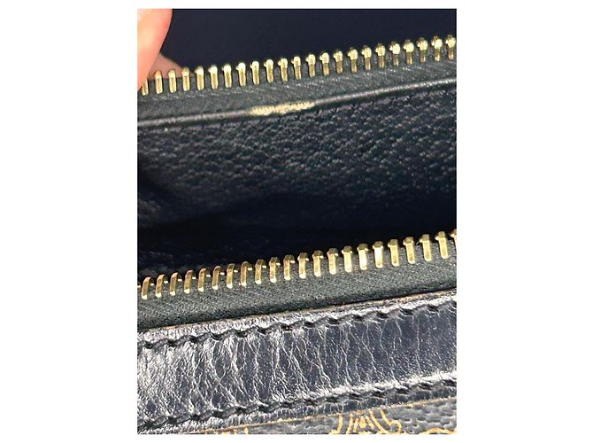 Borsa Céline Boston 30 Macadam Noir Tela Triomphe Marrone Nero - vista 12