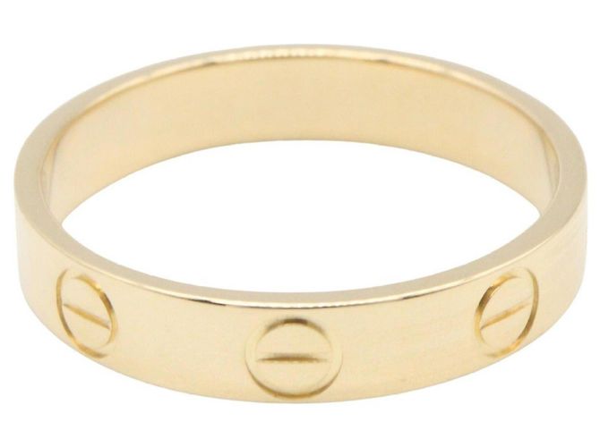 Anello Mini Love di Cartier in oro giallo 18K D'oro - vista 2